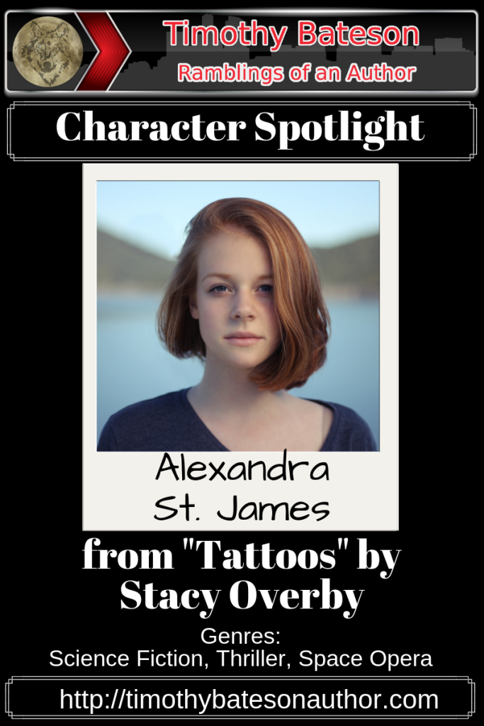 character spotlight - alexandra st. james
